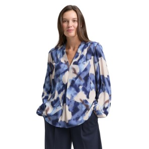 Tom Tailor blouse print Blauw